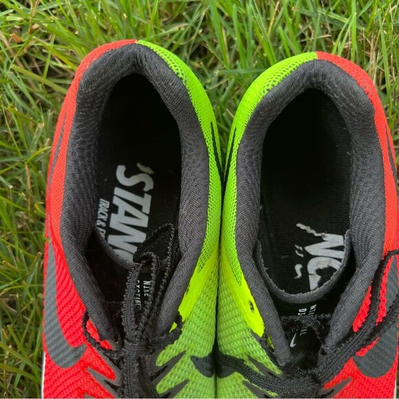 Nike Zoom Rival Distance Red Volt Running Spikes Shoes DC8725-601 Men's Size 9.5 - Picture 10 of 16